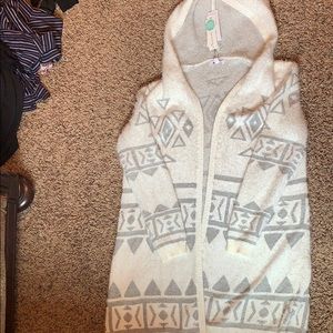 Fuzzy Winter cardigan